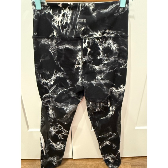 Victoria's Secret PINK‎ Ultimate Marble Mesh Leggings Activewear Size M - Picture 3 of 8